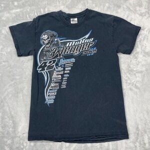 McKay Wenger #42 Racing T-Shirt Mens Small Black 2015 Farmer City Track Champion